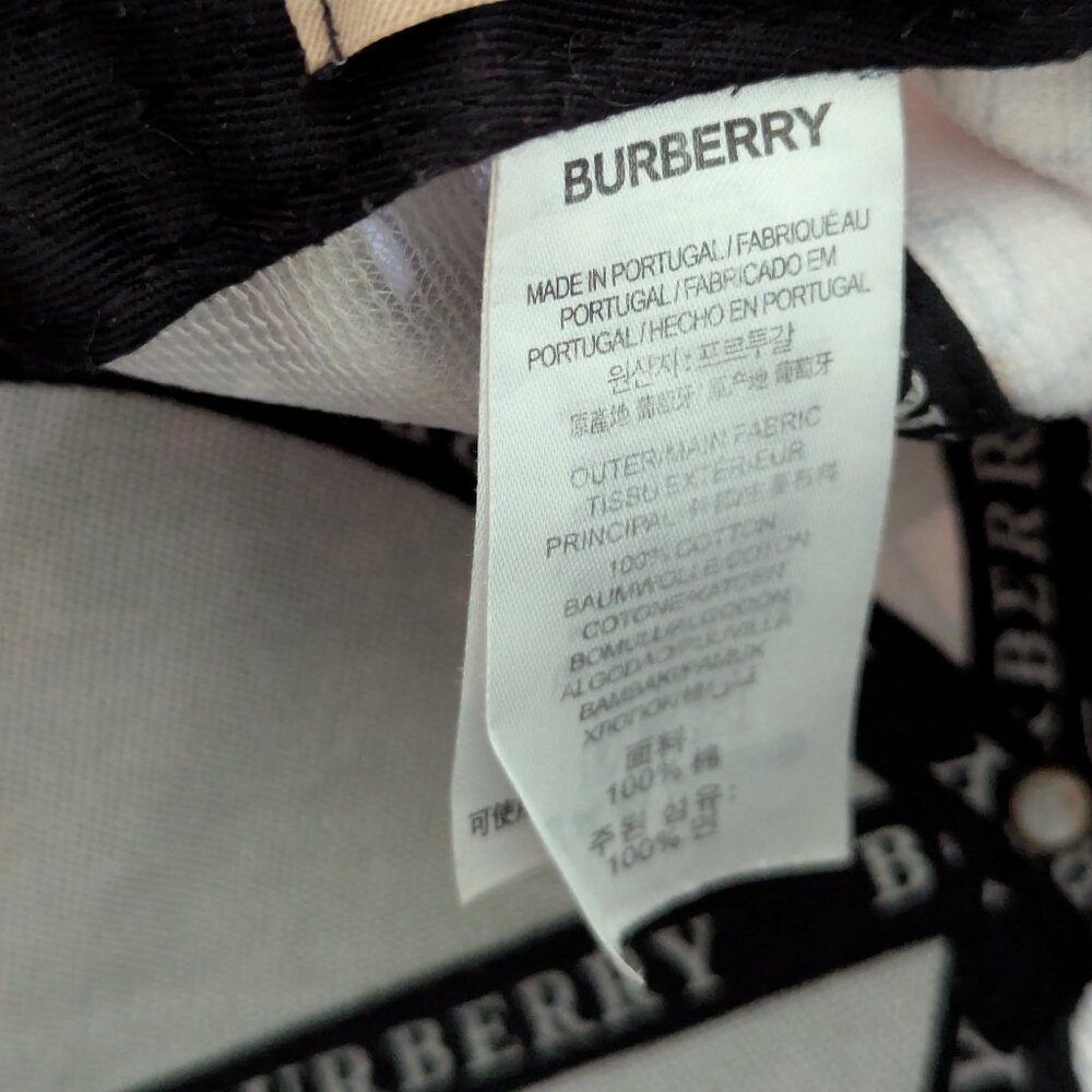 Burberry Multicolor Monogram Cap - Picture 5 of 9